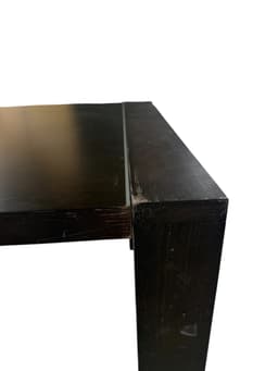 6-Seater Wooden Dining Table with Glass Top image