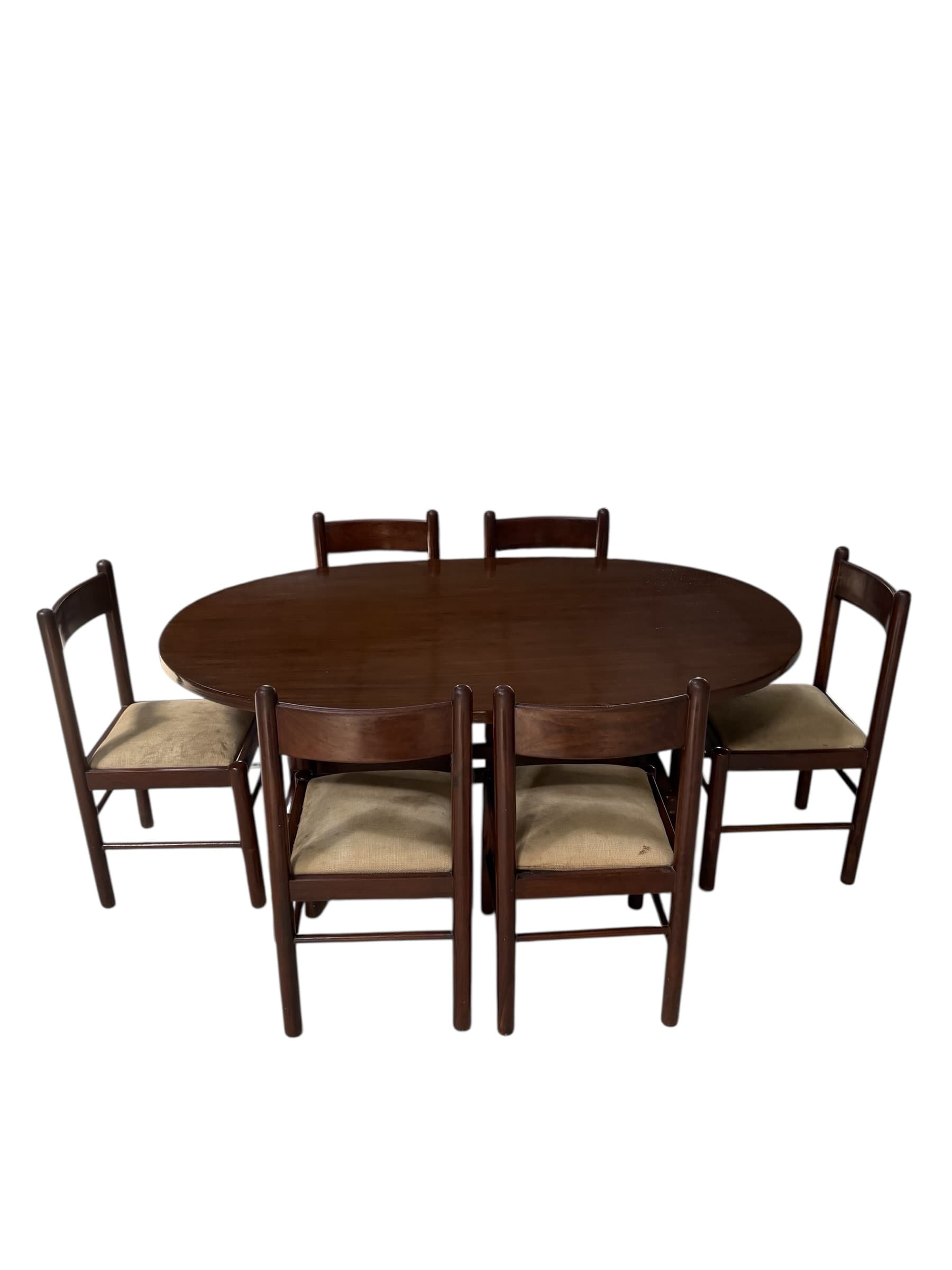 6-Seater Wooden Dining Table image