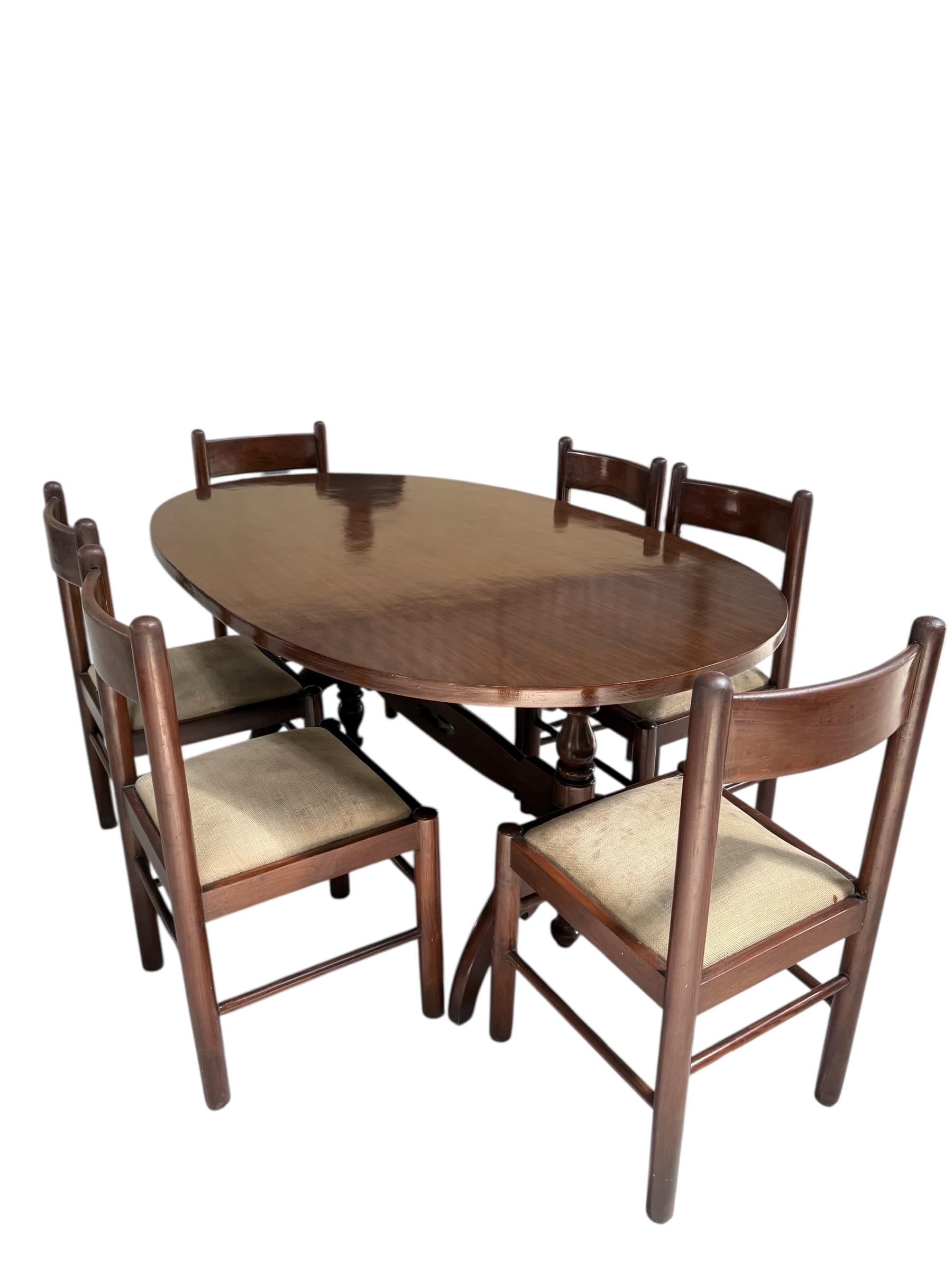 6-Seater Wooden Dining Table image