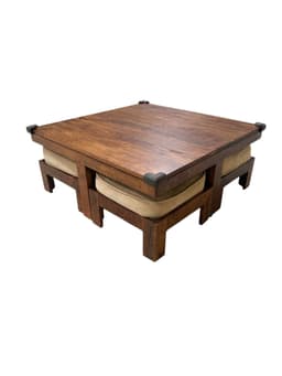 Coffee Table with Stools image
