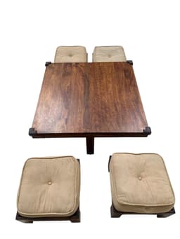 Coffee Table with Stools image