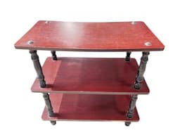 3-Tier Wooden Side Table image