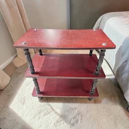 3-Tier Wooden Side Table image