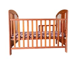Wooden Baby Crib image