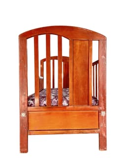 Wooden Baby Crib image