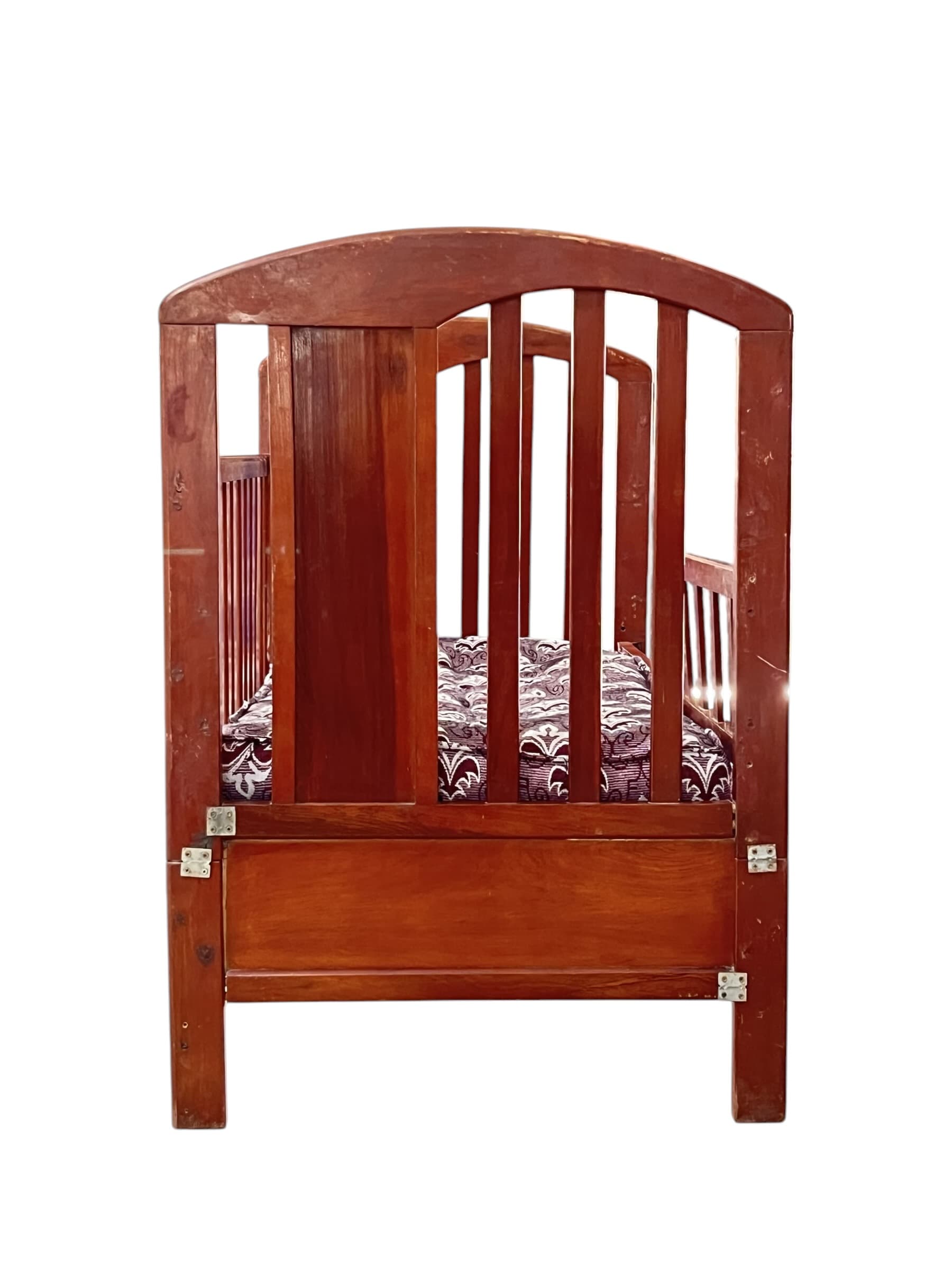 Wooden Baby Crib image